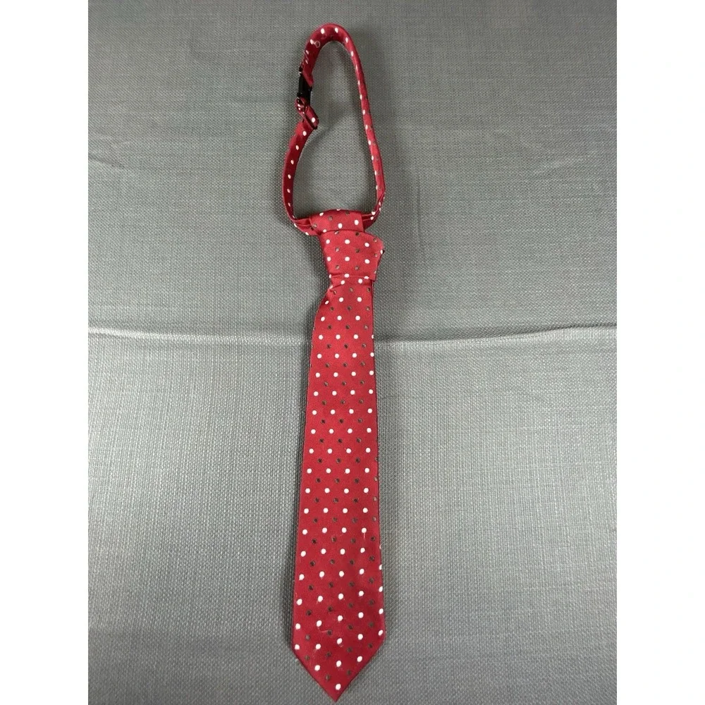 A Child's Place Boys Red Polka Dot Tie 24 Mos-4T